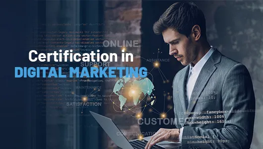 Certification in Digital Marketing Student